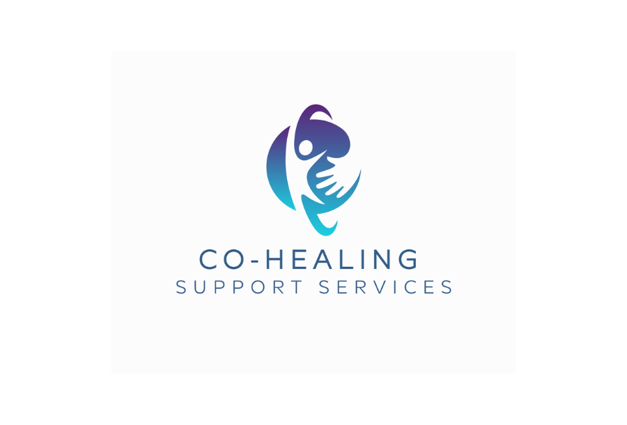 Co-Healing Support Services Logo over a white background.